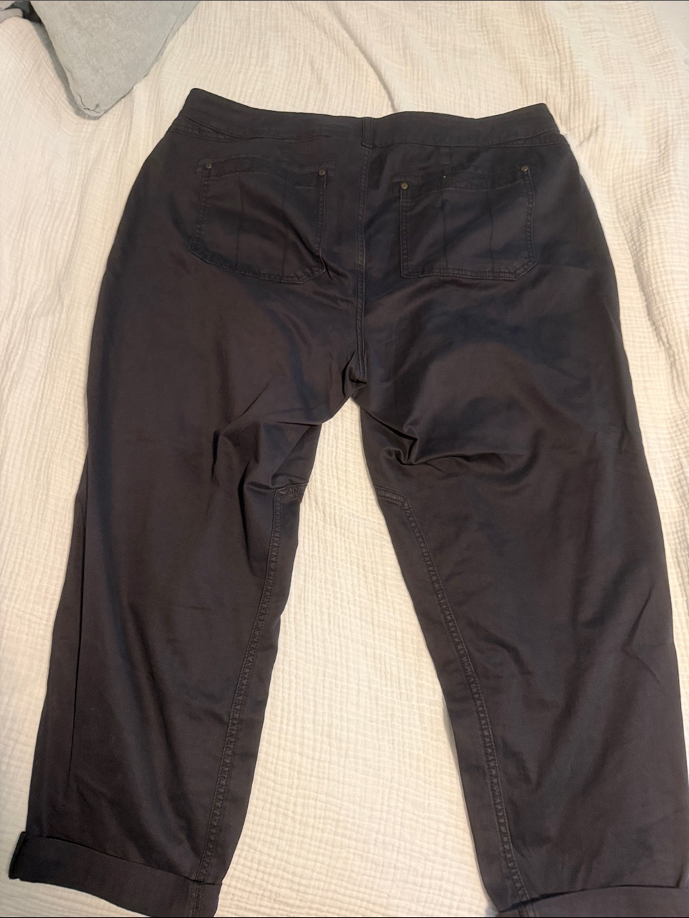 Pilcro Wanderer High-Rise Straight Leg Black Utility Pants - Picture 3 of 3